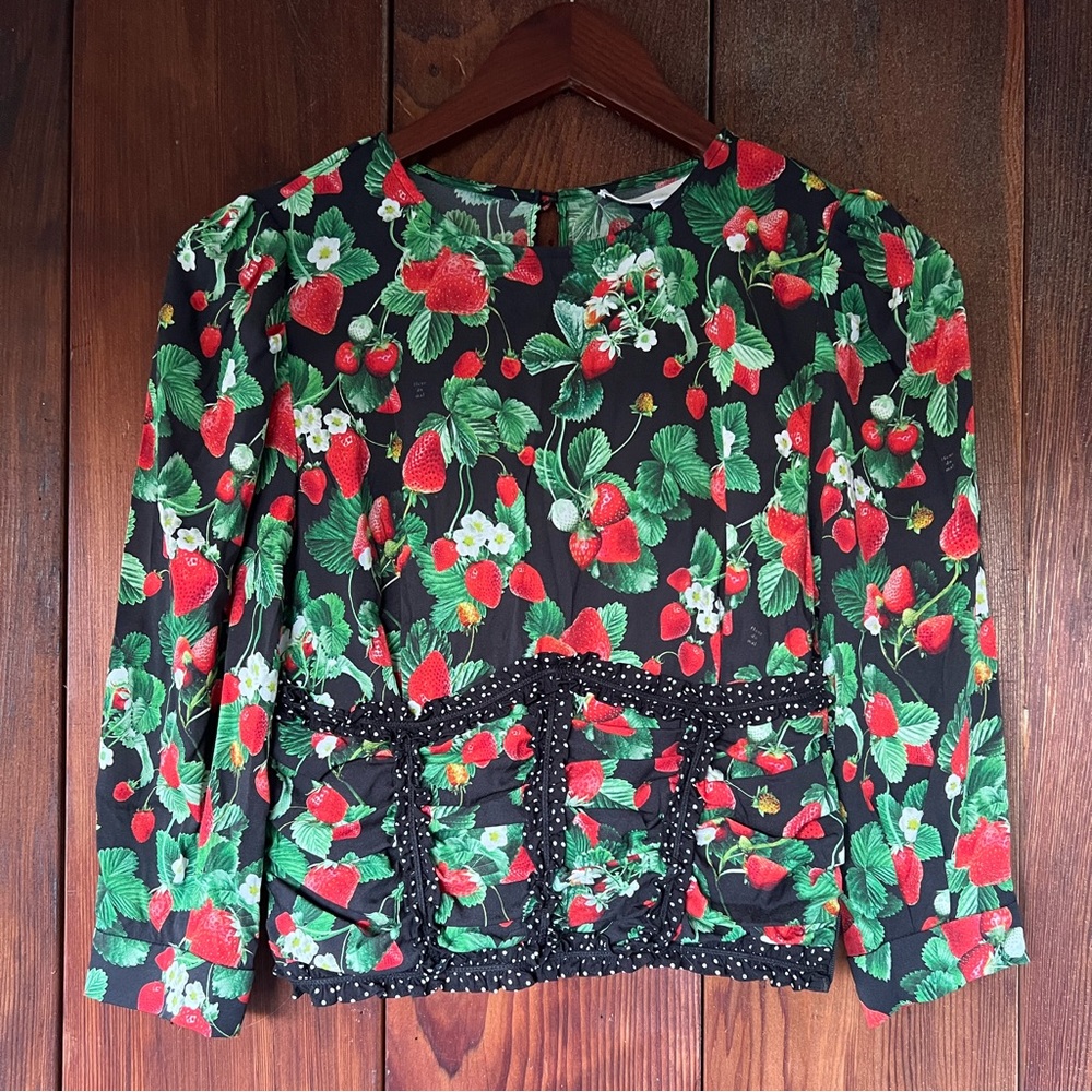 Flier Du Mal Strawberry blouse